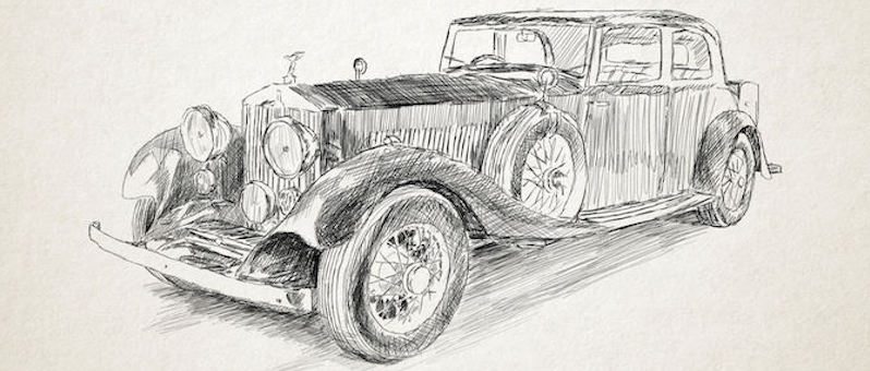 how to draw old_car